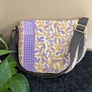 Sari Bari Crossbody Bag. Handmade In India.